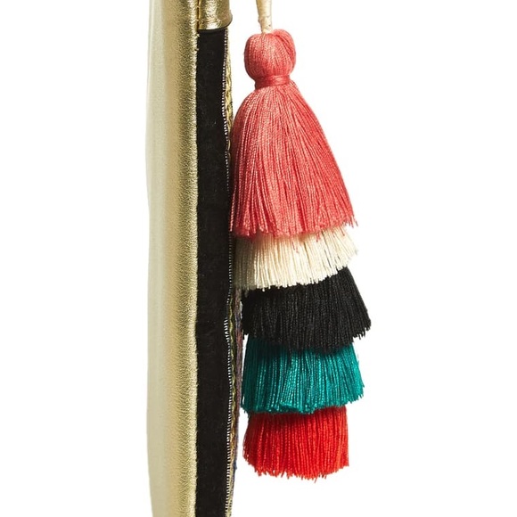 Mali + Lili Joanne Embroidered Tassel Clutch - Picture 3 of 7